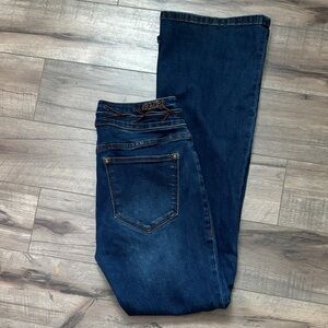 Grace in LA Women's Indigo Straight Leg Jeans